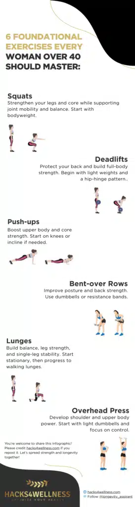 Infographic Women Exercises