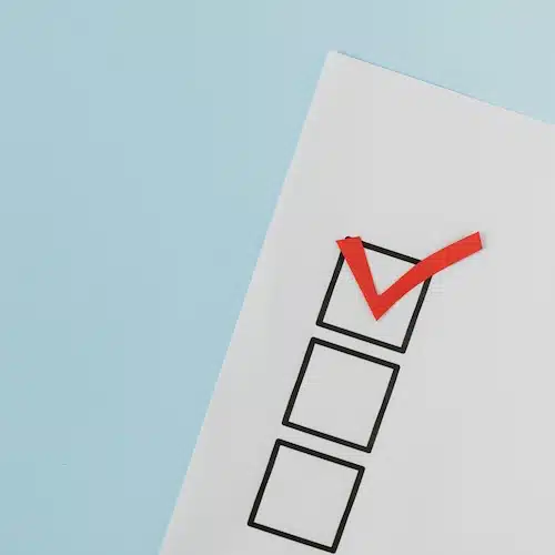 Starter checklist